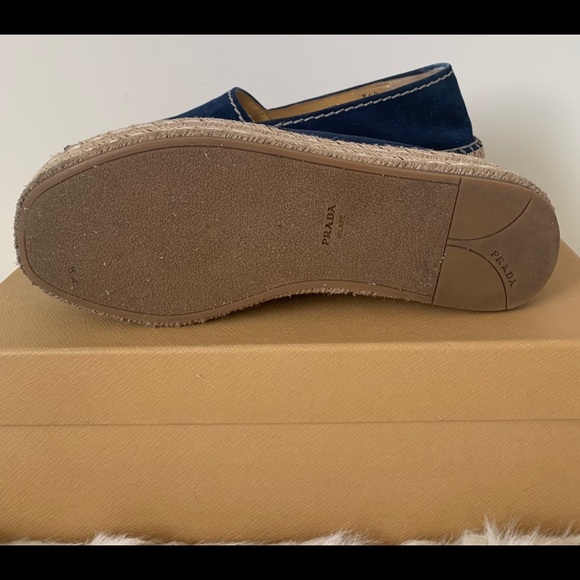 Prada Peeptoe Platform Espadrille Sandals - Picture 6 of 6